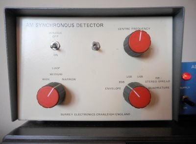 Surrey Electronics AM Synchronous Detector front panel